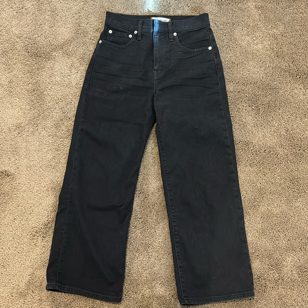 Madewell - Slim - wide leg crop jeans